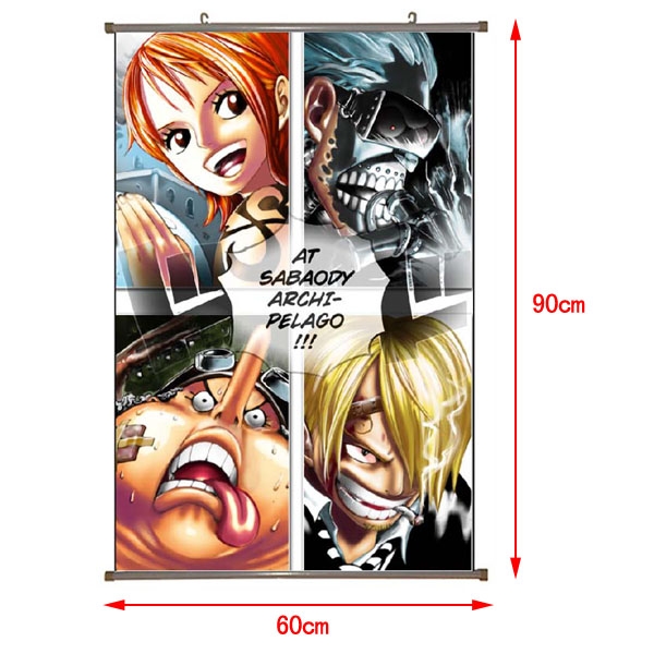 One Piece PU Wallscroll(reserve 3 days ahead) NO FILLING