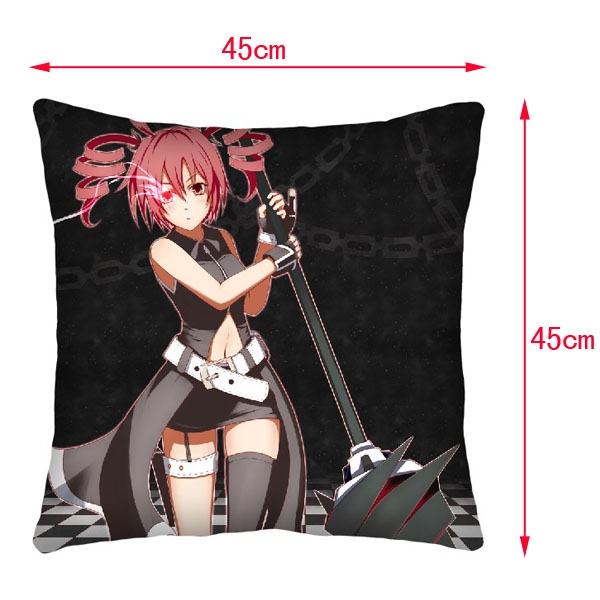 Black Rock Shooter  Double-Side Cushion (reserve 3 days ahead) NO FILLING