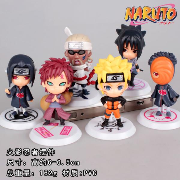 Naruto figure(price for 6 pcs a set)