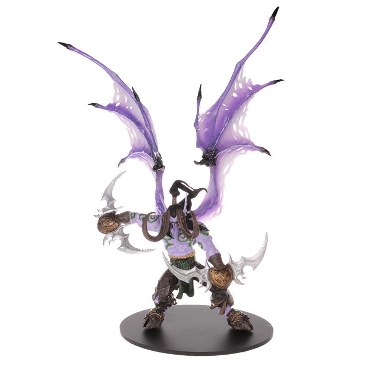 World of Warcraft Illidan Stormrage Figure(box packing) price for 2 pcs