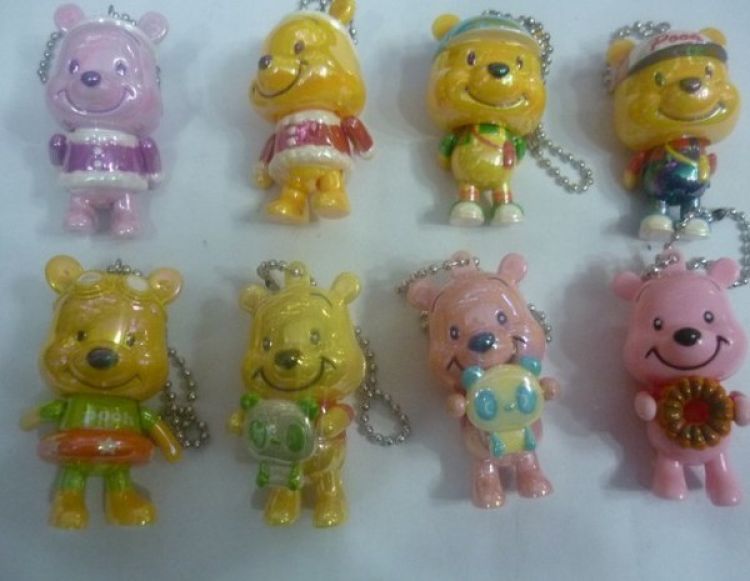 Winnie the Pooh B Key Chain(price for 10pcs ,random selection)