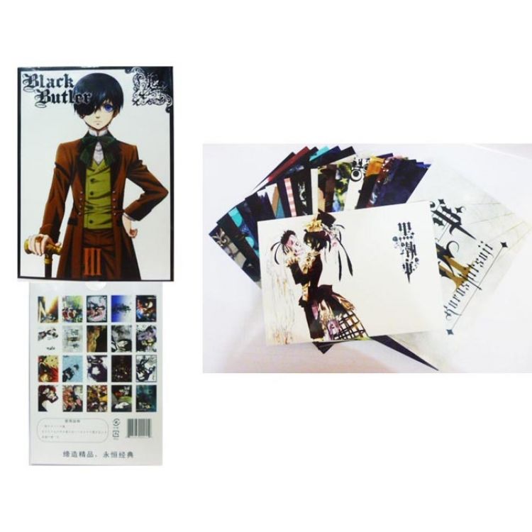 Kuroshitsuji Post Cards(24 pcs a set)