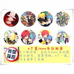 Anime Brooch 58MM 8 pcs for 1 ...