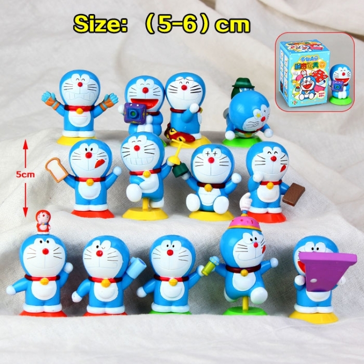 Doraemon figure 13 pcs for 1 set
