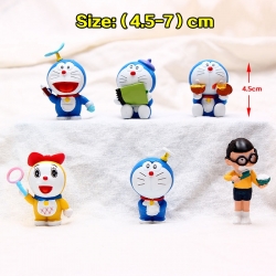 Doraemon figure 6 pcs for 1 se...