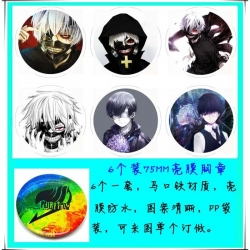 Tokyo Ghoul Brooch 6 pcs for 1...