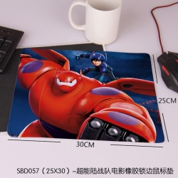 Big Hero 6  Mouse pad  25X30CM