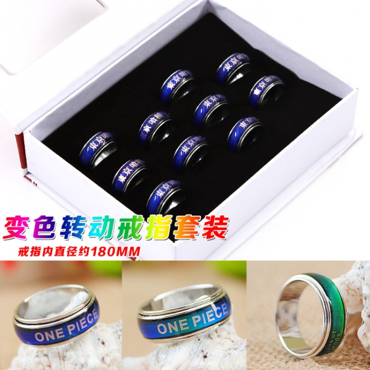 Tokyo Ghoul Ring price for 10pcs a set