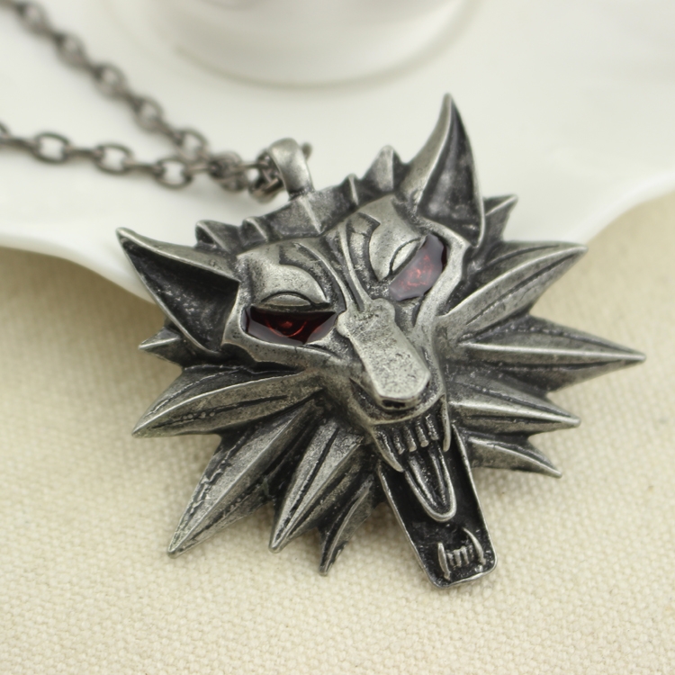The Witcher Necklaces red eyes price for 12 pcs