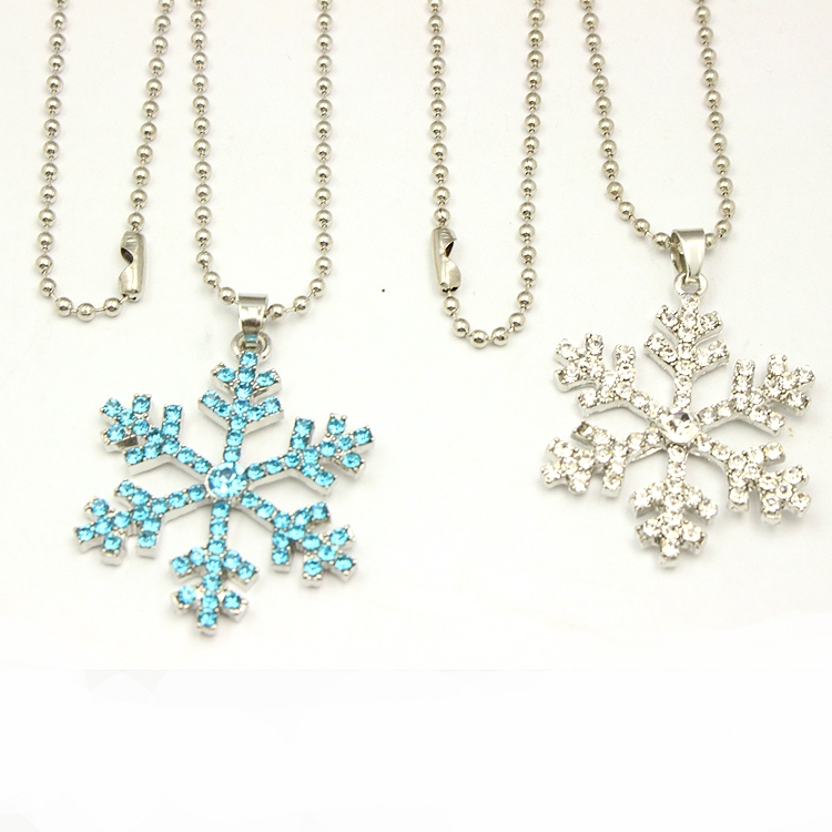 Frozen Snow Necklace price for 1 styles,12 pcs