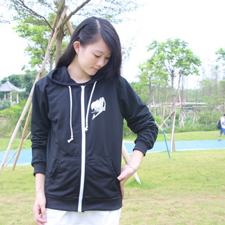 Fairy tail Long-sleeved hooded zipper jacket M L XL XXL