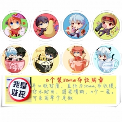 Gintama  Brooch price for 8 pc...