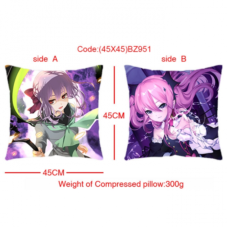 BZ951 Seraph of the end Double Sides cushion  45x45cm