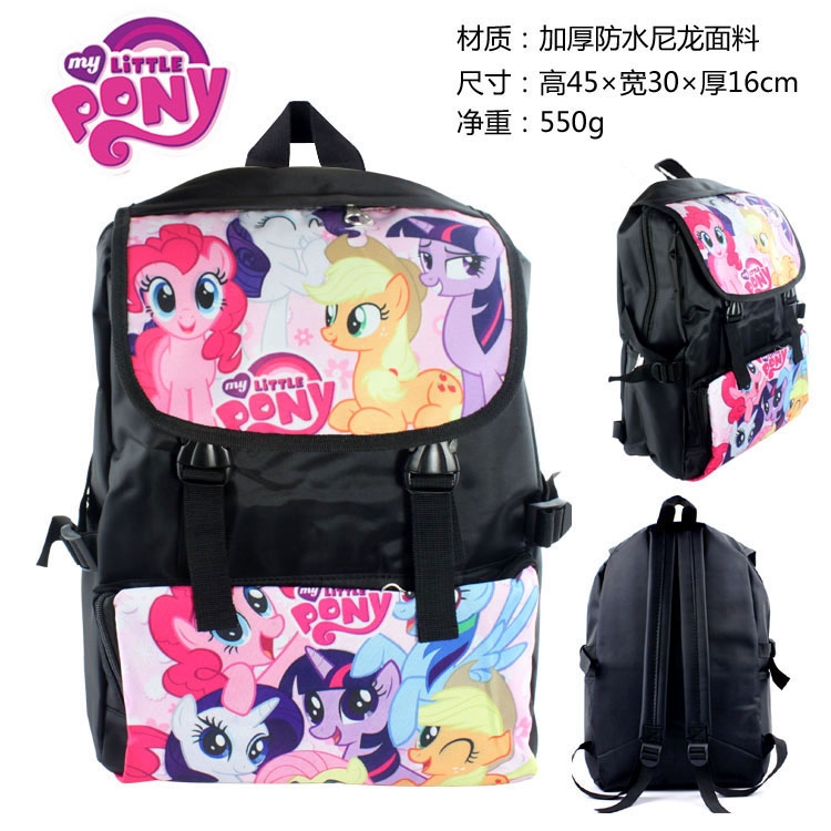 My Little Pony Thick waterproof nylon backpack schoolbag