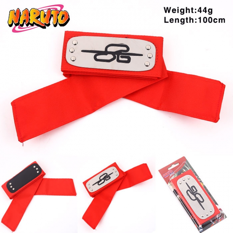 Naruto  Headbelt Red for cosplay