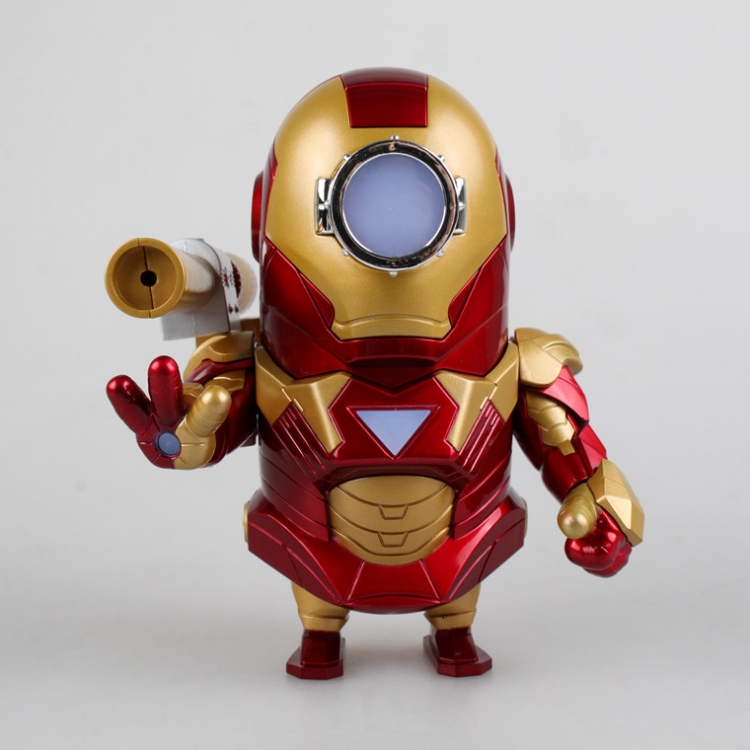 Minions Iron Man Figure 13cm Red