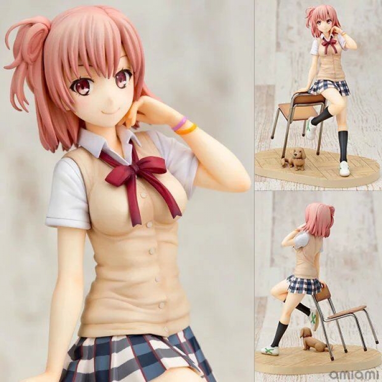 Yahari ore no seishun rabu kome wa machigatte iru. Yuigahama Yui Figure  19cm Boxed