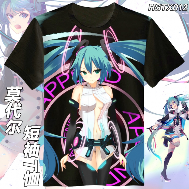HSTX012-VOCALOID T-shirt modal fabric M L XL XXL Can be customized  One day in advance to book