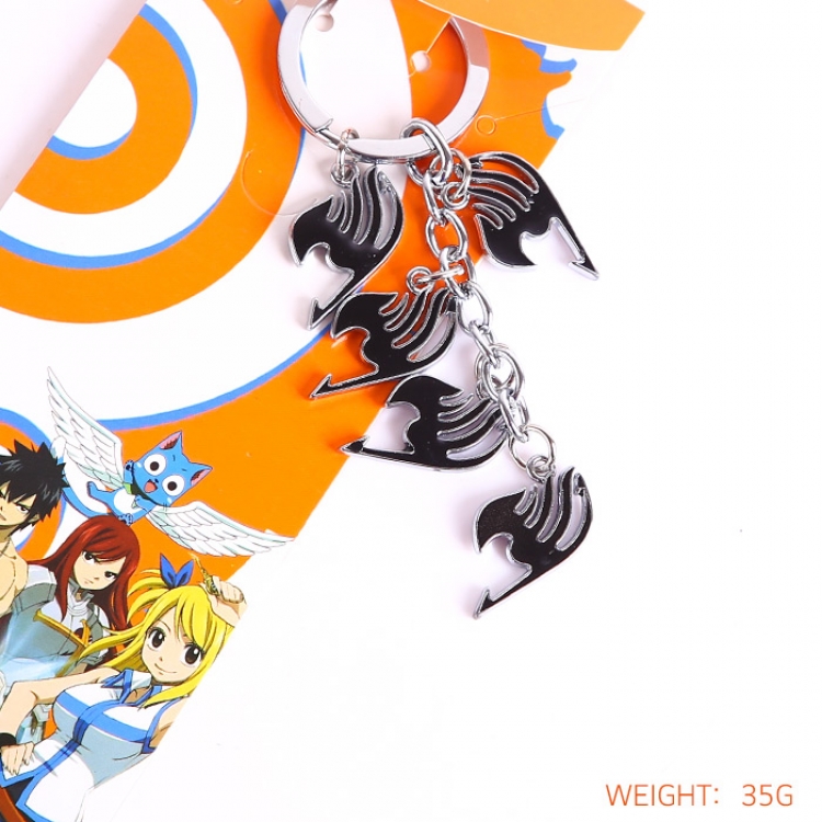 Fairy tail Key Chain Black