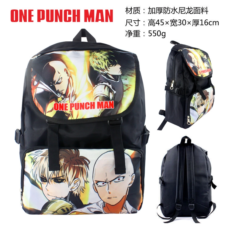 One Punch Man Waterproof nylon backpack