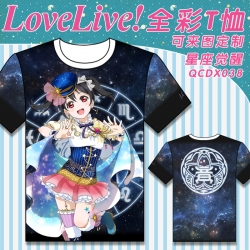 QCDX038-lovelive Full-color T-...