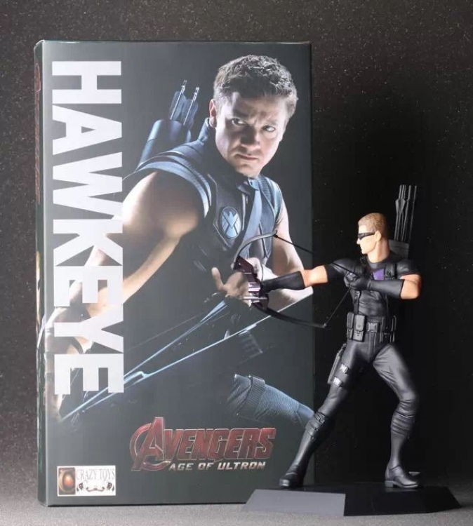 The avengers Hawkeye Figure  23cm boxed