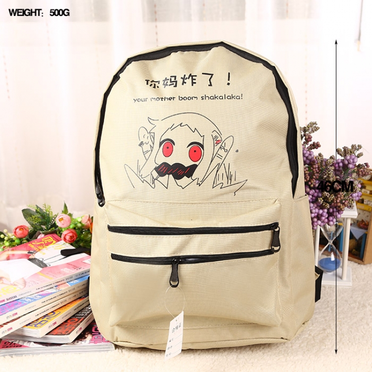 Kantai Collection Polyester zipper Backpack