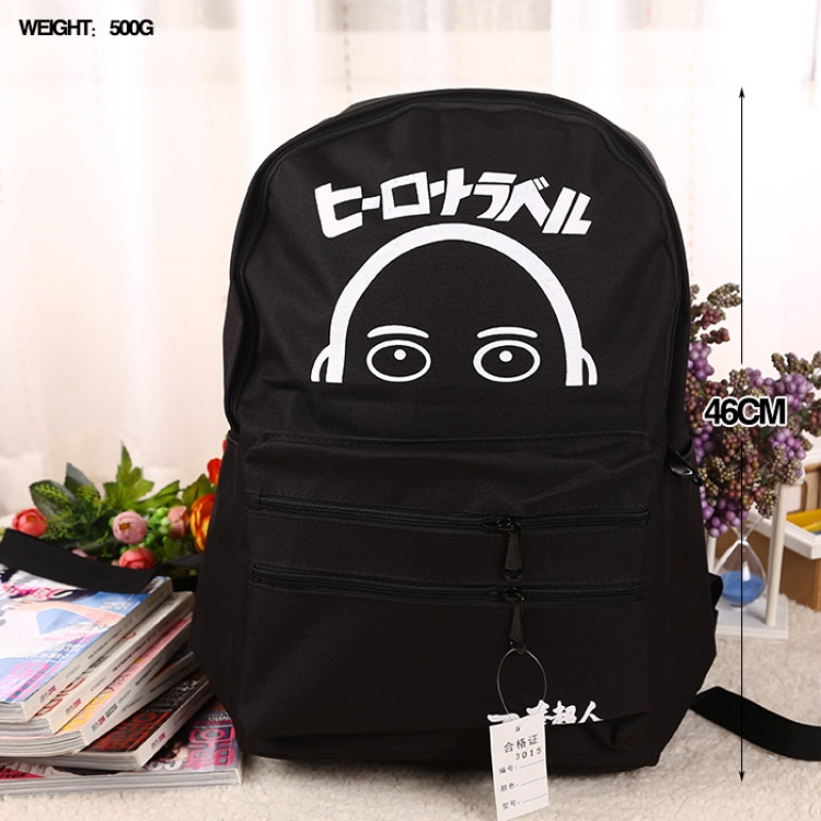 One Punch Man Polyester zipper Backpack
