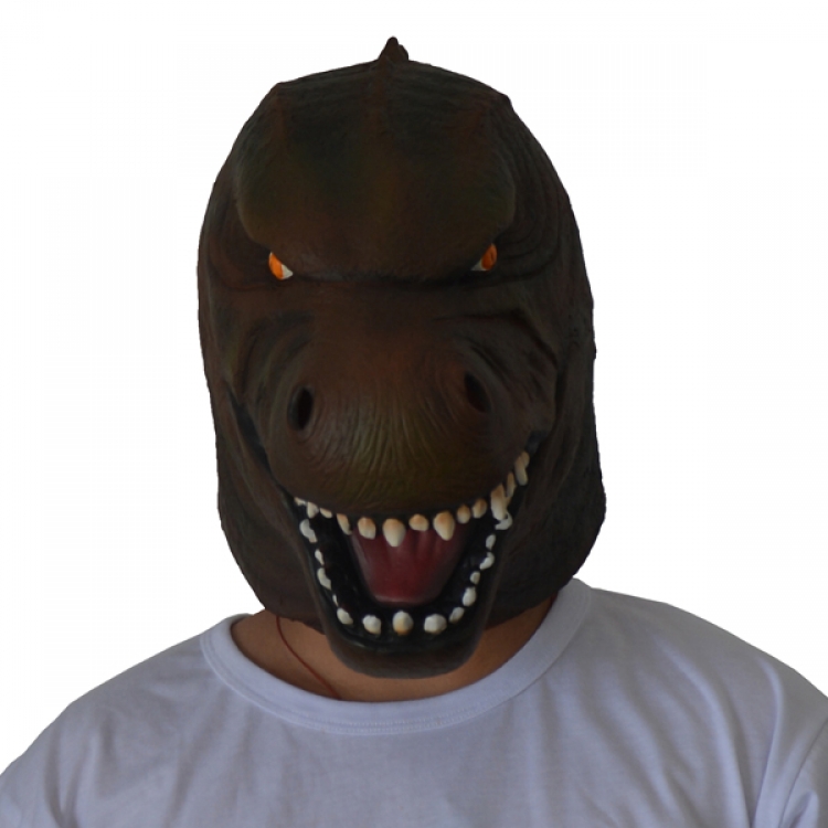 Dinosaur Latex COS Mask bag packing price for 50pcs