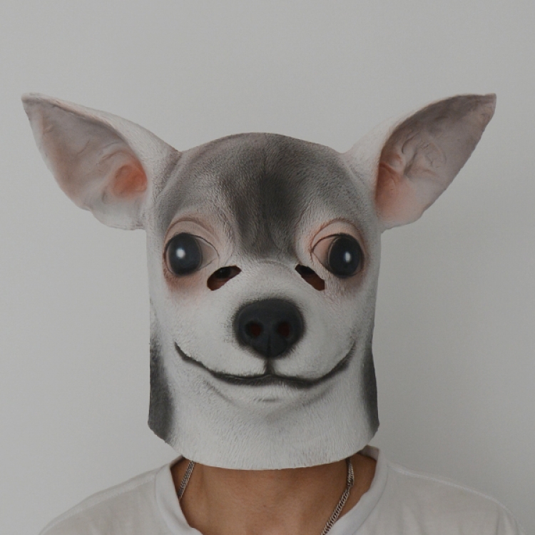 Chihuahua Latex COS Mask bag packing price for 50pcs