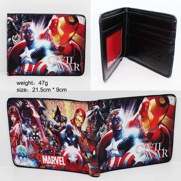 Captain America PU Wallet