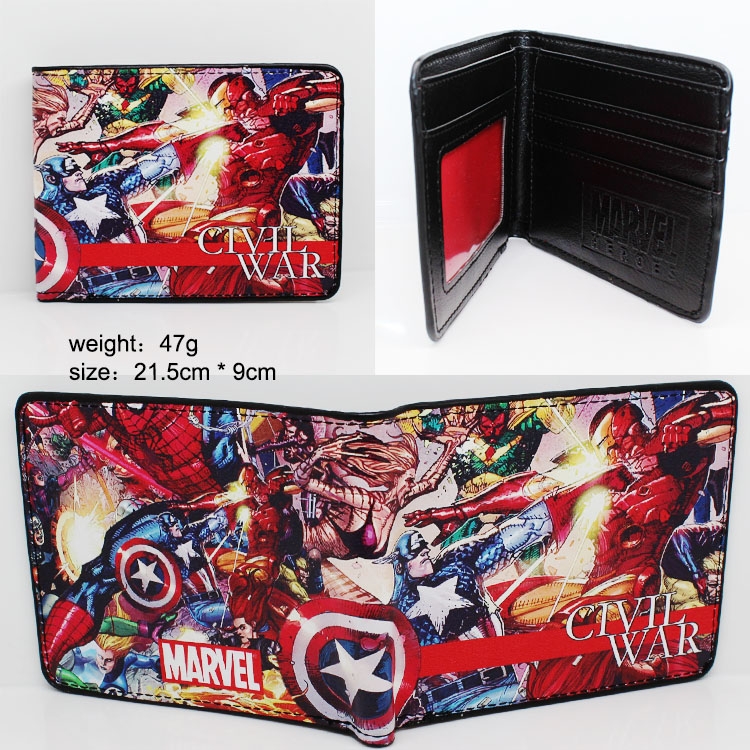 Captain America PU Wallet