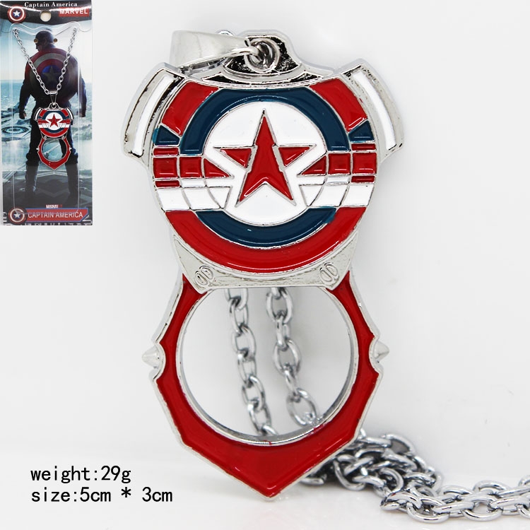 Captain America Necklace  price  for 5 pcs