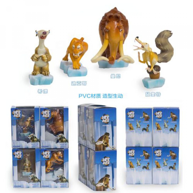 Doll Figure Ice Age price for 4 pcs a set 5-10cm
