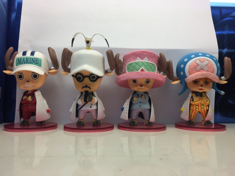 Figure One Piece Tony Tony Chopper  price  for 4 pcs a set 10cm