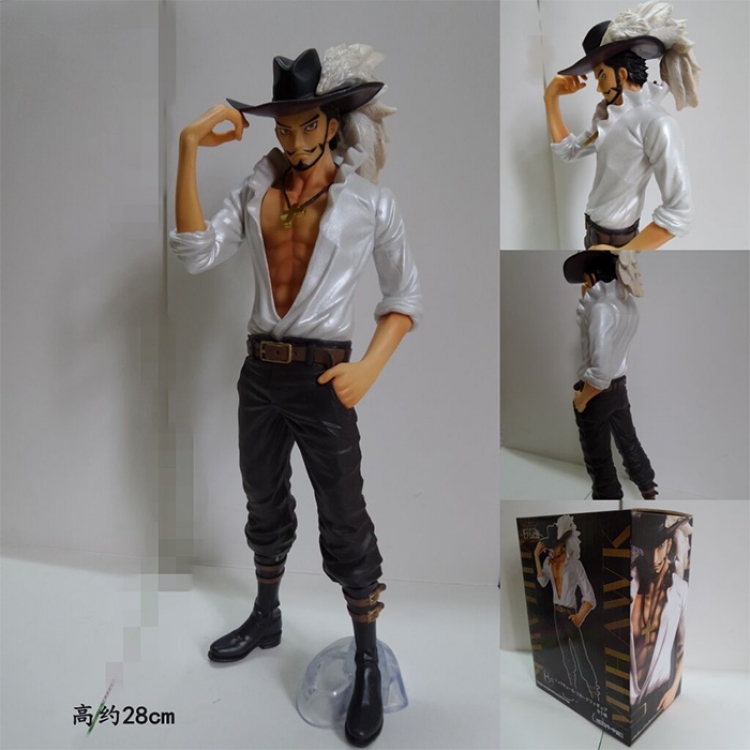 Figure One Piece Doll Figure One Piece Dracule Mihawk  28cm