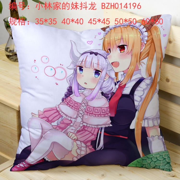 BZH014196 Miss Kobayashi's Dragon Maid  pillow cushion 50*50cm