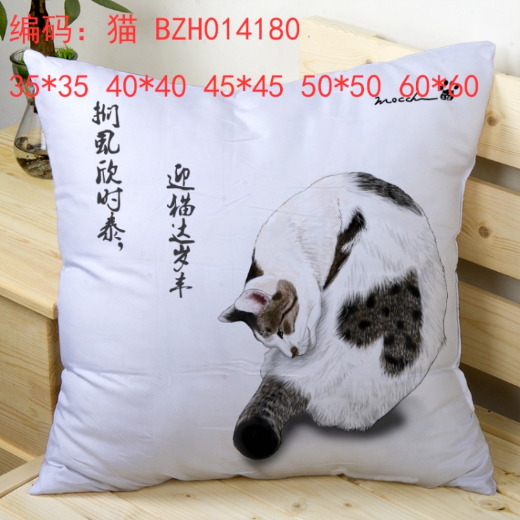 BZH014180 cat pillow cushion 50*50cm
