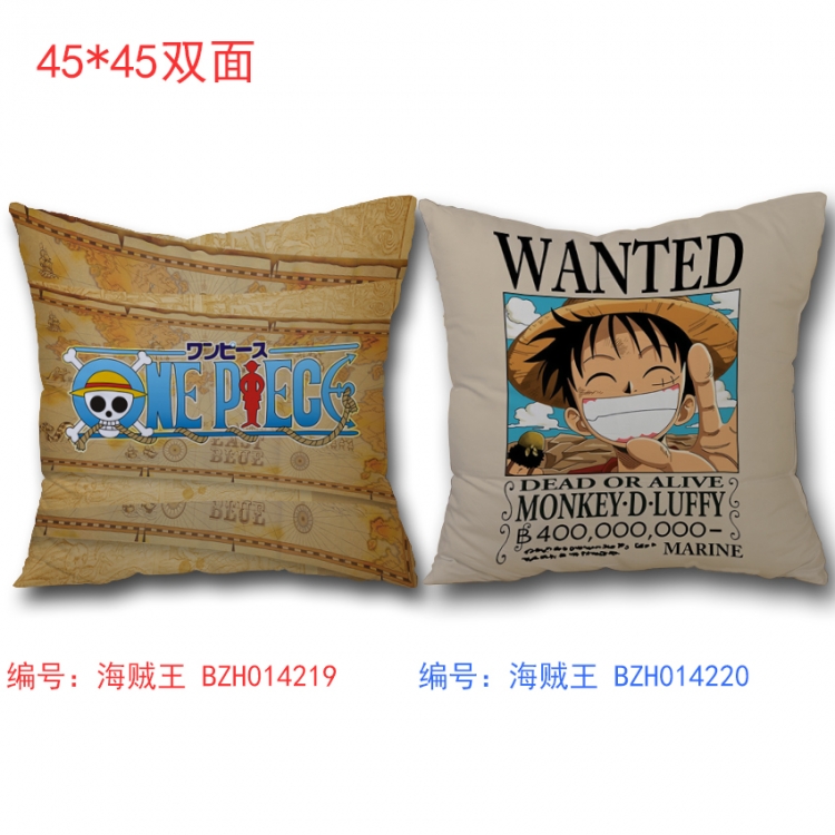 One Piece Monkey D. Luffy cushion pillow  45*45cm