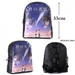YOUR name PU backpack