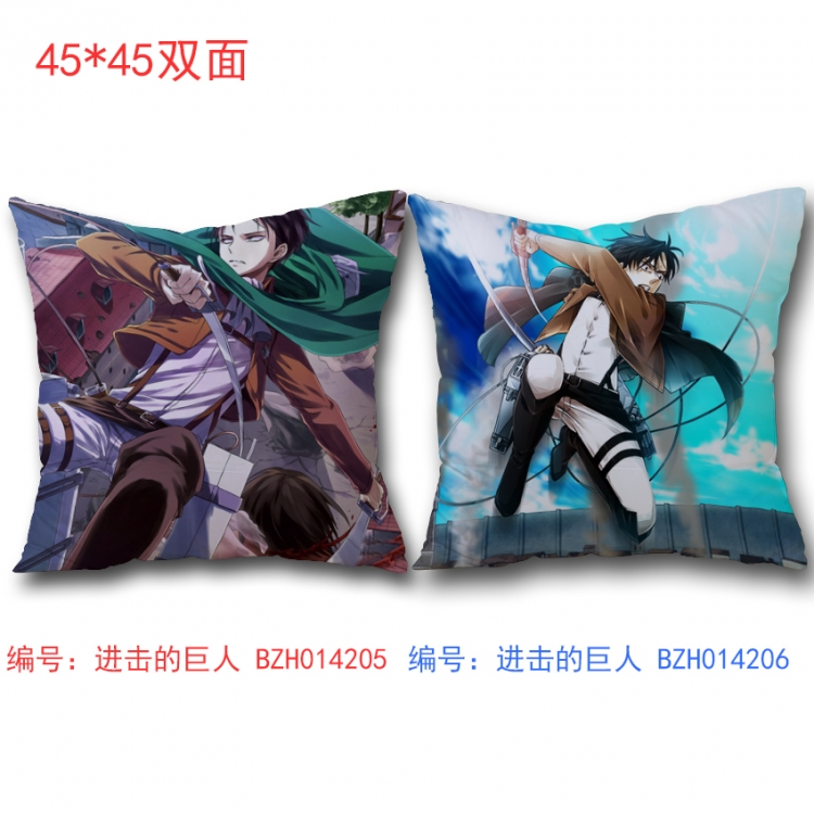 Attack on Titan cushion pillow 45*45cm