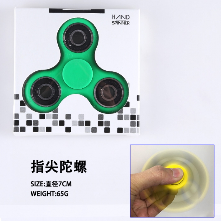 Hand spinner price for 5 pcs a set green Mixed out