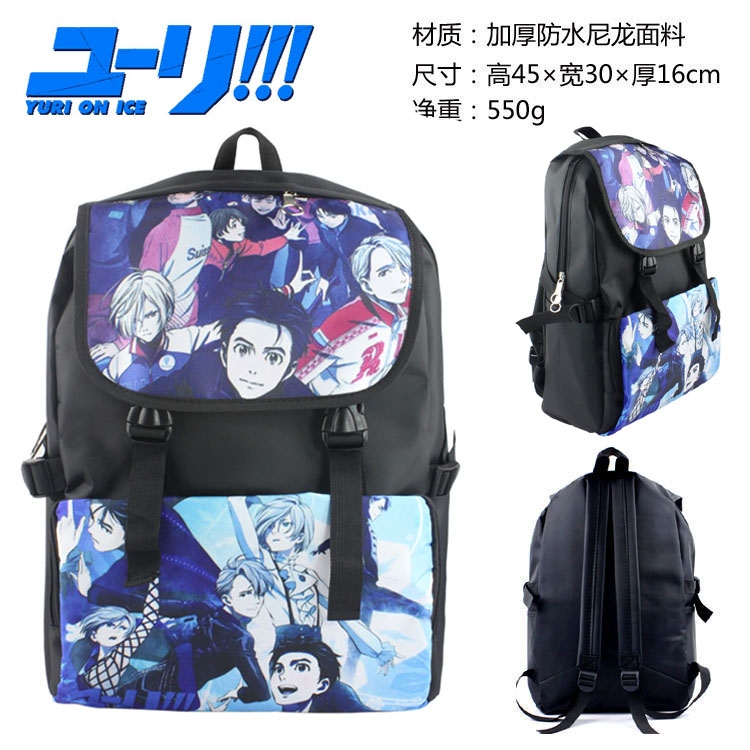 YURI!!! on ICE bag backpack  waterproof