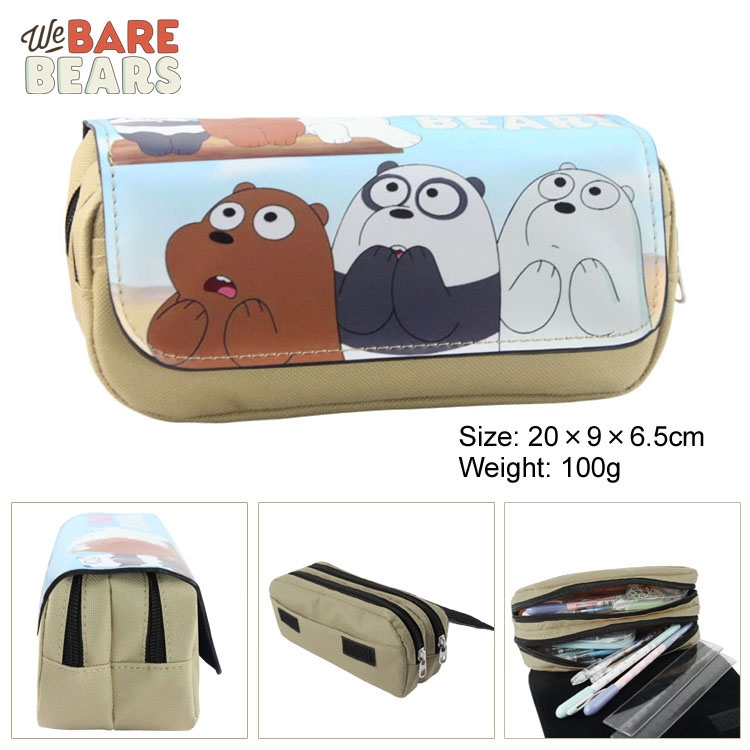 We Bare Bears pu  stationery bag