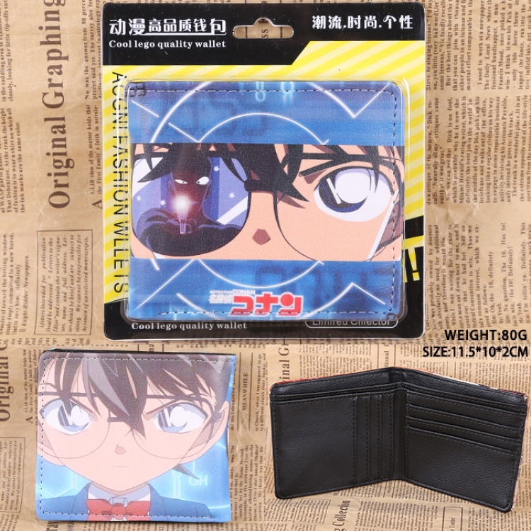 Detective conan  pu short wallet