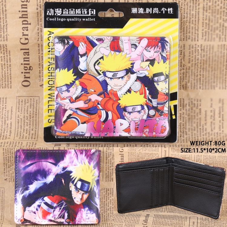 Naruto Uzumaki Naruto pu short wallet