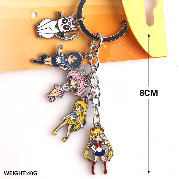 sailormoon Keychain SailorMoon price for 5 pcs a set  B(5 pcs a set
