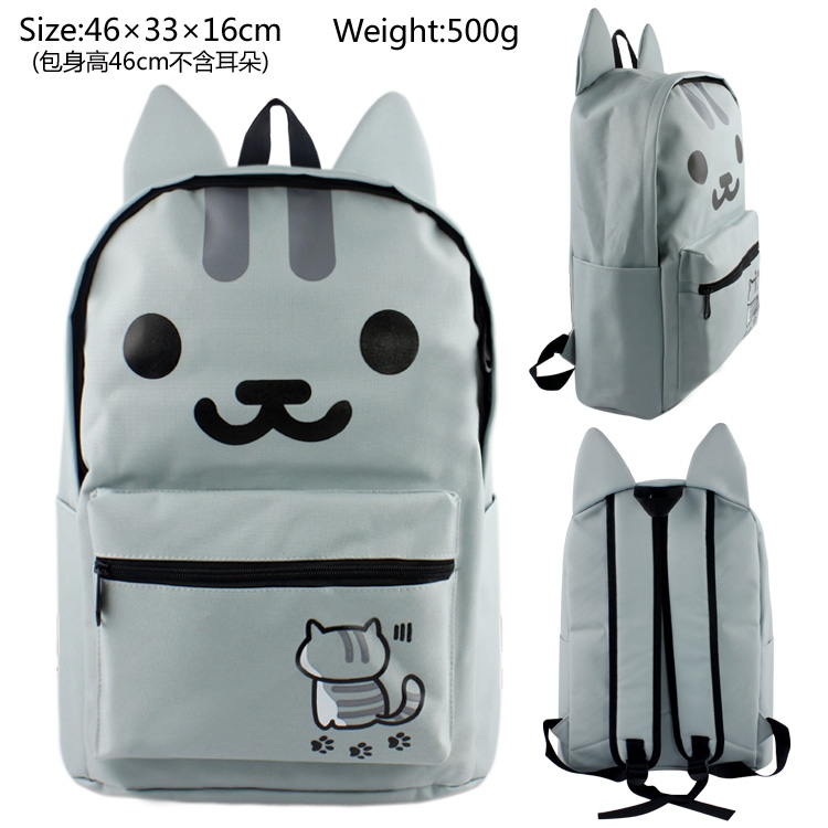 Neko Atsume Dimensional modeling backpack bag