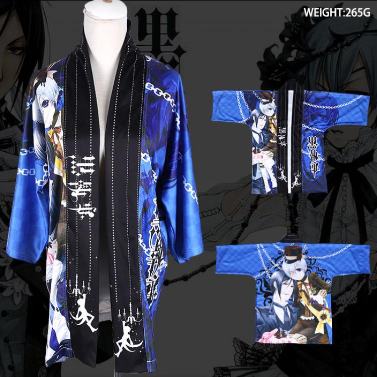 Kuroshitsuji haori cloak cos kimono Free Size  Book two days in advance cos dress