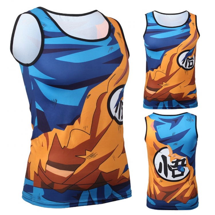 DRAGON BALL Sun GoKu jr Fitness Men's Running Riding Boots Short Sleeve Compression Tights Sportswear Vests S M L XL XXL